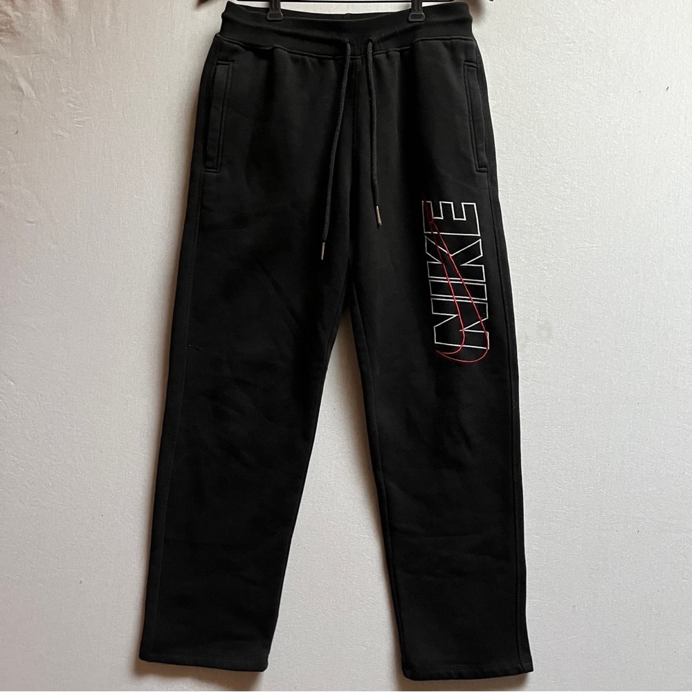 Nike Men’s Black Logo Fleece Jogger Pants Sz L